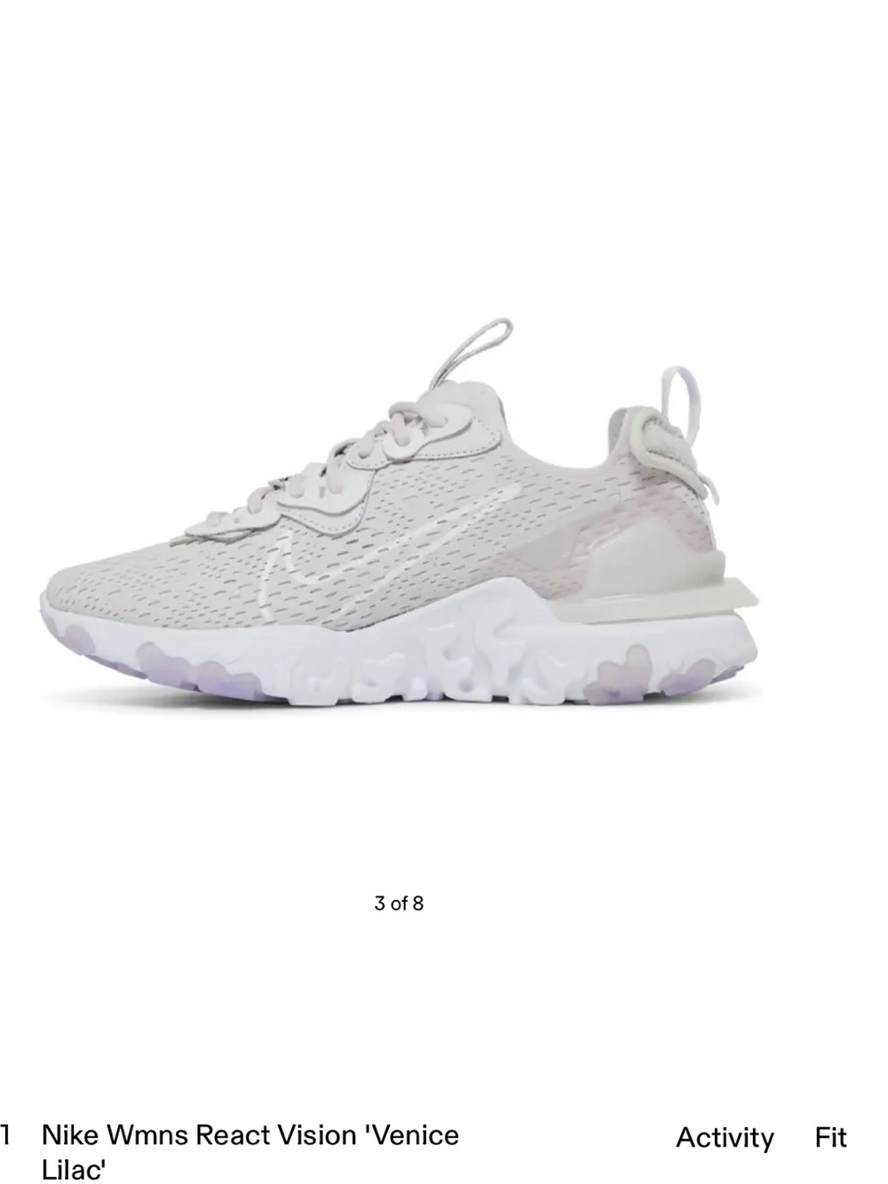 Nike Women's React Vision Venice Lilac Sneakers